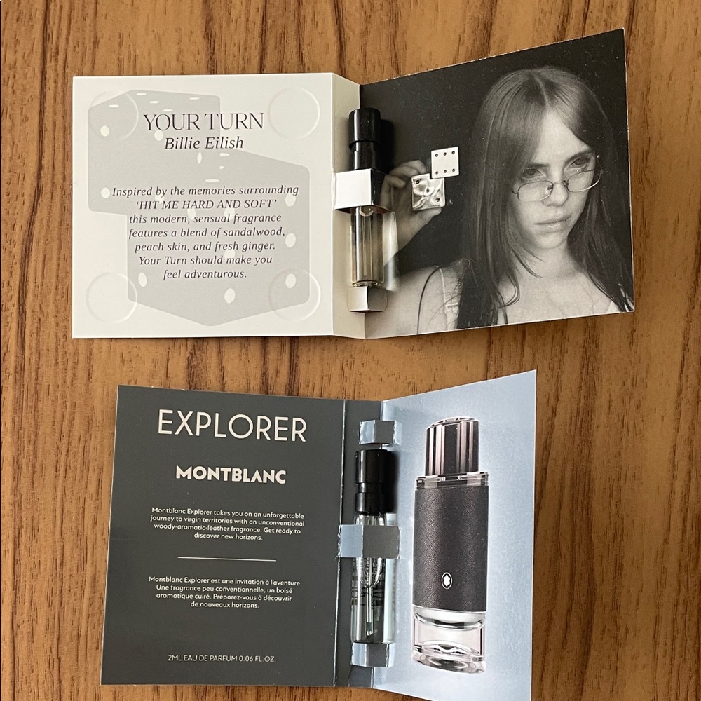 Billie Eilish & Montblanc Explorer Fragrance Sample